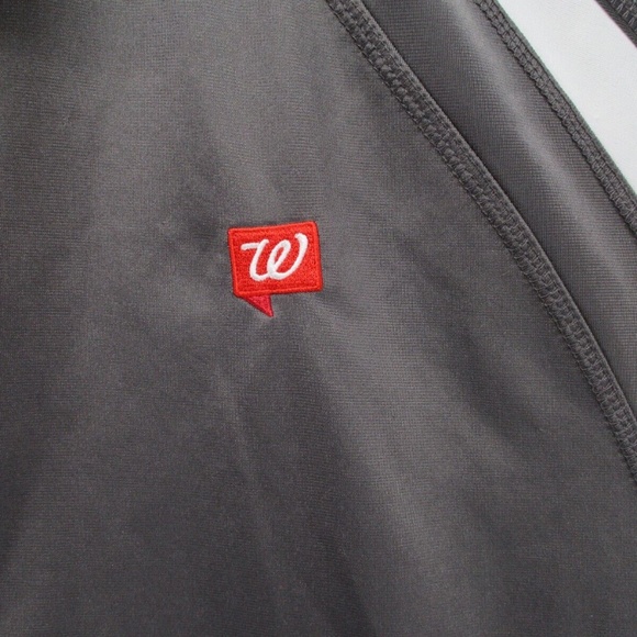 Walgreens Employee Uniform Soft Shell Jacket Adult XXL 2XL Gray Logo Athletic - Picture 2 of 11